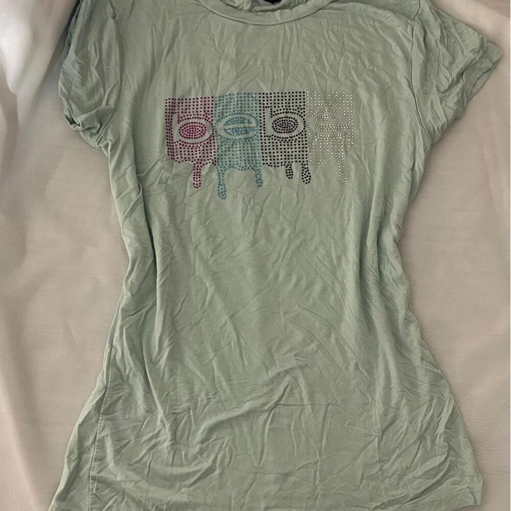Light blue Bebe shirt